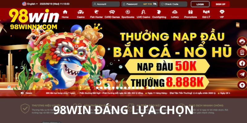 So sánh 98win với w88 để tìm ra sự lựa chọn xứng đáng