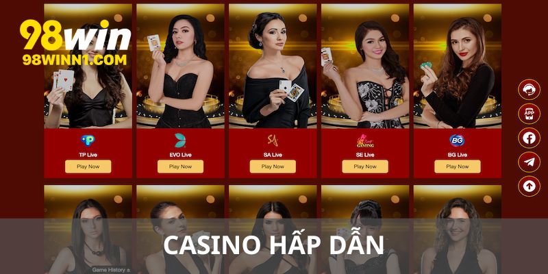 Tỷ lệ cược 98win casino